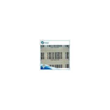 Anti-theft Serial Number Self Adhesive White Price Barcode Label For Marker , Shop , Mall
