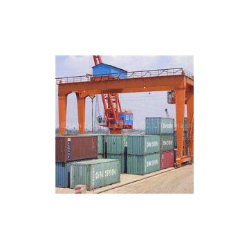 U Model Container Gantry Crane with Cantilever and Spreader