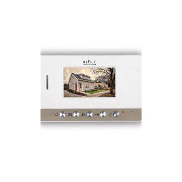 4.3 Inch Color TFT LCD Screen 4+2 Wire Or CAT5 Cable Video Door Phone For Multi Apartments With Alarm Function