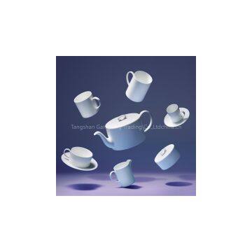 white porcelain, plate, dinner set