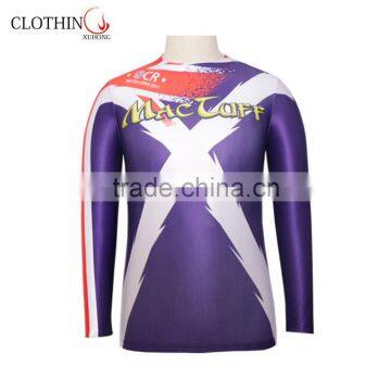 gym apparel sport wear 100% polyester mens t-shirt with sublimation