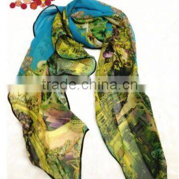PRINTED POLYESTER SCARF photo-6