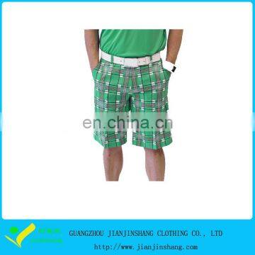 OEM Services Green Checks High Quality Daily Short Half Pants