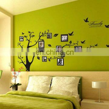 High Quality Beutiful Family Photo Tree PVC Wall/Window Sticker Home Decoration