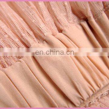 Gauze Long Skirt With Elastic Strap Beautiful 2layers Girl Skirt photo-5