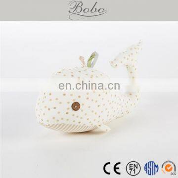 Animal cartoon design fancy cute plush whale toy