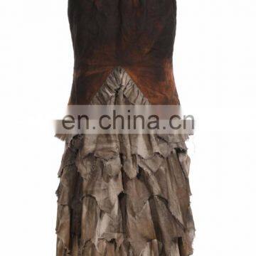 Steampunk postapocalyptic style maxi mermaid skirt