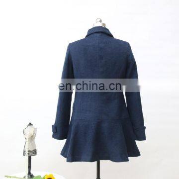 Ladies Winter Sweet Wool Trench Coat photo-2