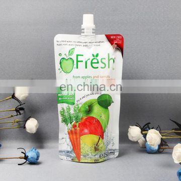 Hot Sale Standup Pouch for juice, Liquid Stand Up Pouch with Spout