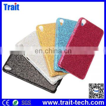 Shining Glitter Powder Leather Coated PC Hard Case for HTC Desire 826