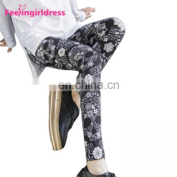 Large Size Custom Made High Waisted 3D Print Long Legging For Women