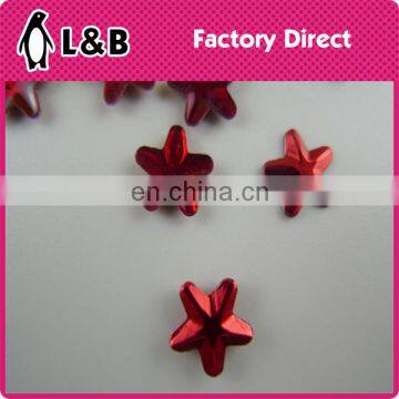 high quality new design popular red star hot fix rhinestud