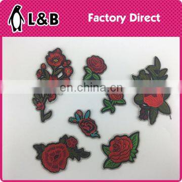 New Design Popular Embroidery Rhinestone Iron on Patch photo-3