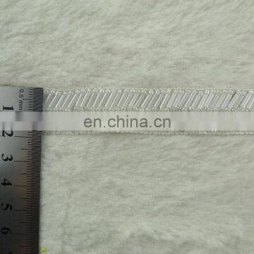 2015 Decorative White Beade Trim for Wedding Fancy Lace Trim for Garment photo-5