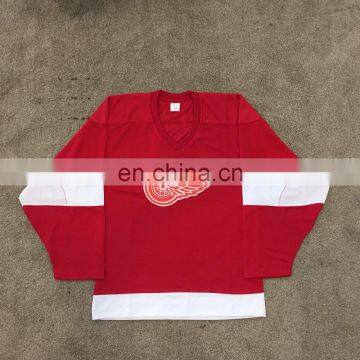 Sublimation Detroit Red Wings Hockey Jersey For Team