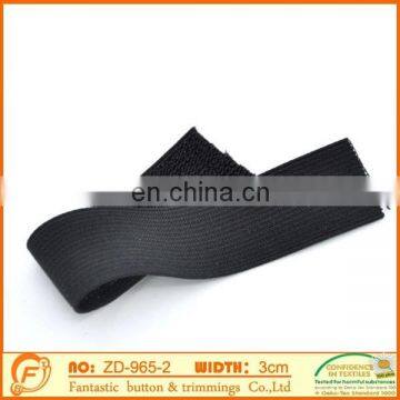 black woven elastic band ribbon