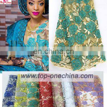 China suppliers african french lace fabric/3d lace fabrics/3d bridal lace fabric/3d flower french lace fabric