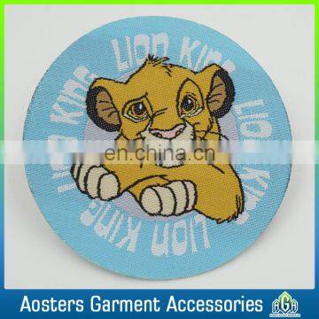 Custom Round Designs Woven Badge for Clothing photo-6