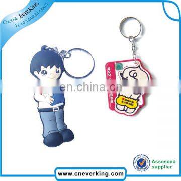 new arrival soft plastic keychain, customized pvc keychain china supplier, professional production OEM