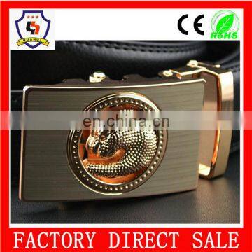 high quality gold leopard metal belt buckle at lower price, automatic buckle for belts (HH-buckle-197)