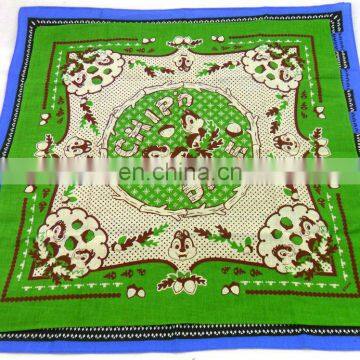 Custom High Quality Promotional Cotton Red Printing Bandana photo-5