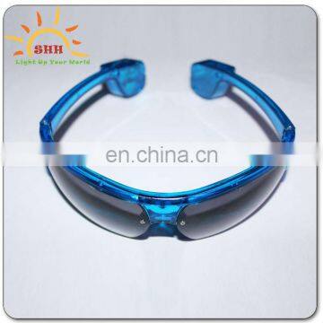 2015 Newest 11leds flashing sunglasses Novelty LED Flashing Sunglasses, Promotion Gift LED Sunglasses