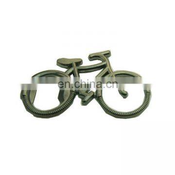 Wholesale cheap custom bicycle bike shape metal beer bottle opener