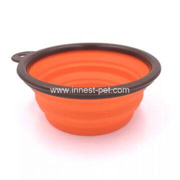 Silicone Collapsible Dog Food Bowl/good Pet Item photo-3