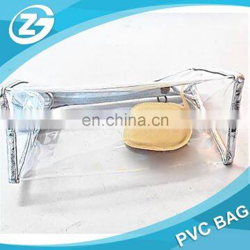 Cheap Zipper Top Waterproof Clear PVC Toiletry Bag photo-6
