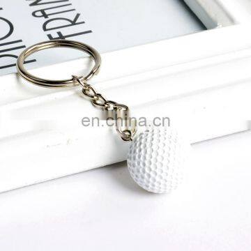 Custom Sport Mini Soccer Ball Keychain Basktable Keyring 3d Mini Golf Ball Keychain for Professional Game Gifts photo-2