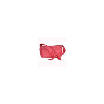 Fashionable Nylon Pure Color Pink Large Shoulder Bag Gym Sports Bag Travel Overnight Duffels