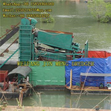 High Efficiency River Gold Chain Bucket Line Dredger 100m³/h 200m³/h