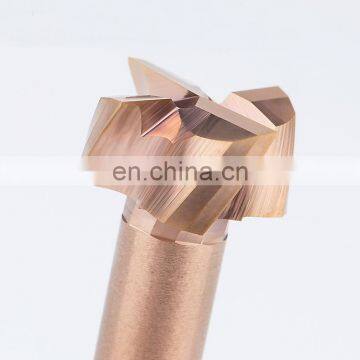 8mm  Shank T Type Grooving Milling Cutter Overall Alloy Steel Slotting Router Bits CNC Tool Endmill