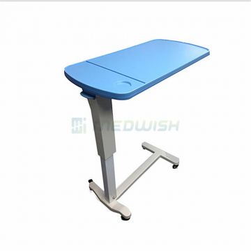 AG-OBT002 Economical height adjustable mobile movable over bed table hospital