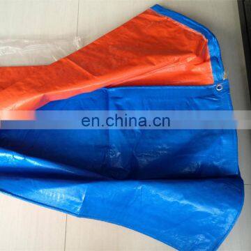 Blue orange 4x5m waterproof pe tarpaulin