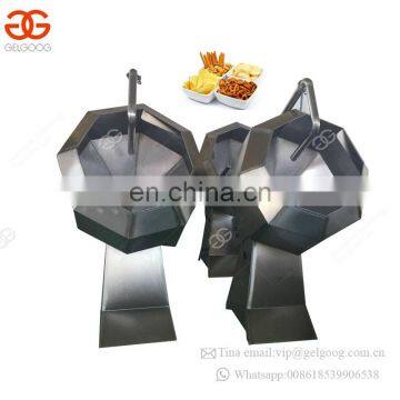 Hot Sale Cashew Plantain Popcorn Seasoning Flavor Coating Snack Nut Flavoring Machine