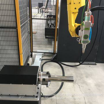 Golden Laser | Fanuc Robot Arm 3D Fiber Laser Cutting System for Shaped Tube Cutting photo-4