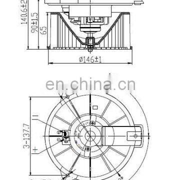 Heater Fan Blower for Hon da CR V OEM 194000-7094 79310-SX0-003