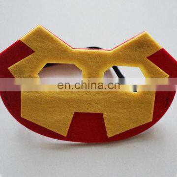 2019 new product  High quality Wholesale felt animal face  black Felt mask face