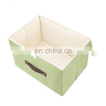 Collapsible Foldable Cardboard Cube Fabric Bins Organizer Storage Box Clothing Storage Organizer