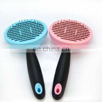 Slicker Removal Animal Metal Deshedding Dematting Massage Small TPR Pet Dog Cat Grooming Hair Comb Brush For Dog photo-3