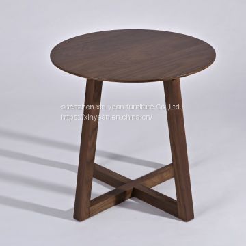 Walnut veener Danish simple design Cherry side table