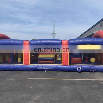 Adult Outdoor Wipeout Sports Game Inflatable Obstacle Course Challenge For Sale photo-2