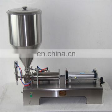 One nozzle semi-auto paste/sauce filling machine with lowest price