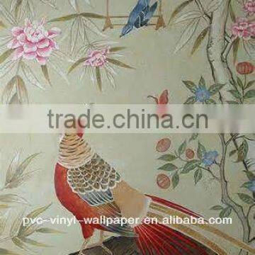 chinoiserie wallpaper/ wallcovering wallpaper/ wall paper papier peint abstrait