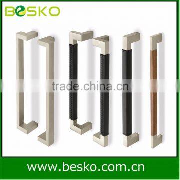 American leather door handle used in bathroom or outdoor stainless steel glass door pulls                        
                                                Quality Choice