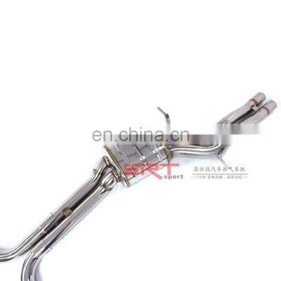 car exhaust for Audi S6 exhaust tip catback with quad double tip