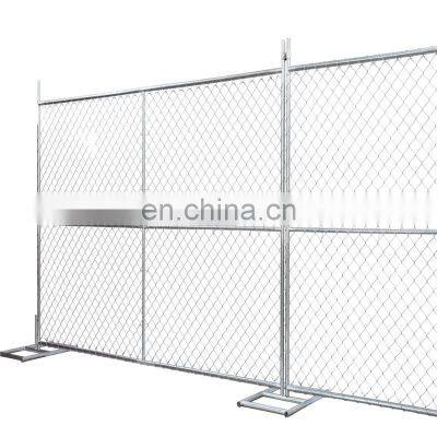 2021 New Galvanized Metal Fence Panels Temporary Chain Link Fence Hot Sale