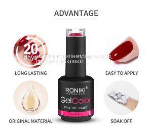 RONIKI Gel Nail Polish Custom New Bottles Colors Gel Polish Wholesale Nail Painting Color Gel photo-5