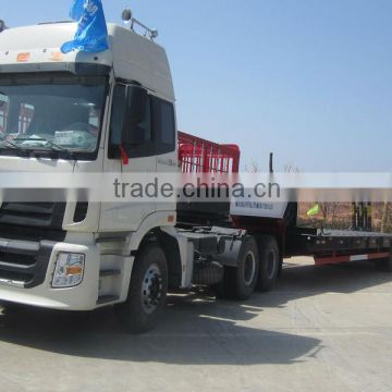 3 axles low bed loader trailer